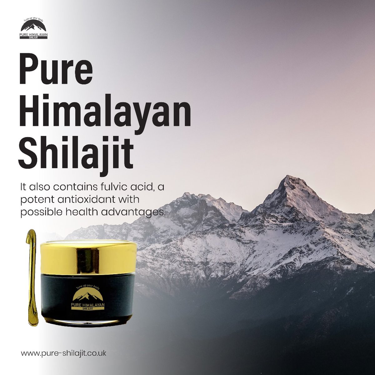 Experience the transformative power of 100% pure Himalayan shilajit! 🏔️✨ Boost your body's vitality and well-being with this natural wonder.

 #PureShilajit #HimalayanWellness #NaturalHealing #HolisticHealth #UnlockYourPotential