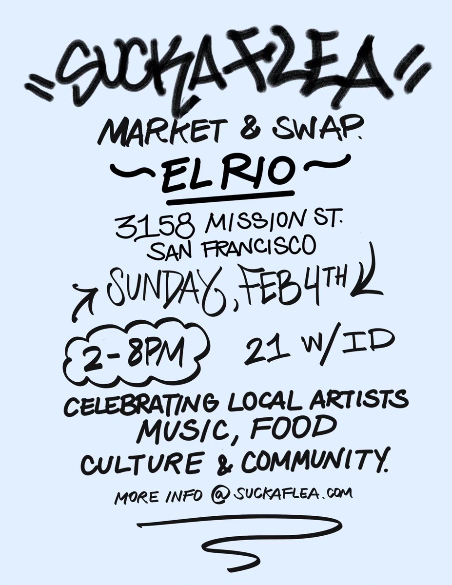 This Sunday <a href="/elriosf/">El Rio</a>!