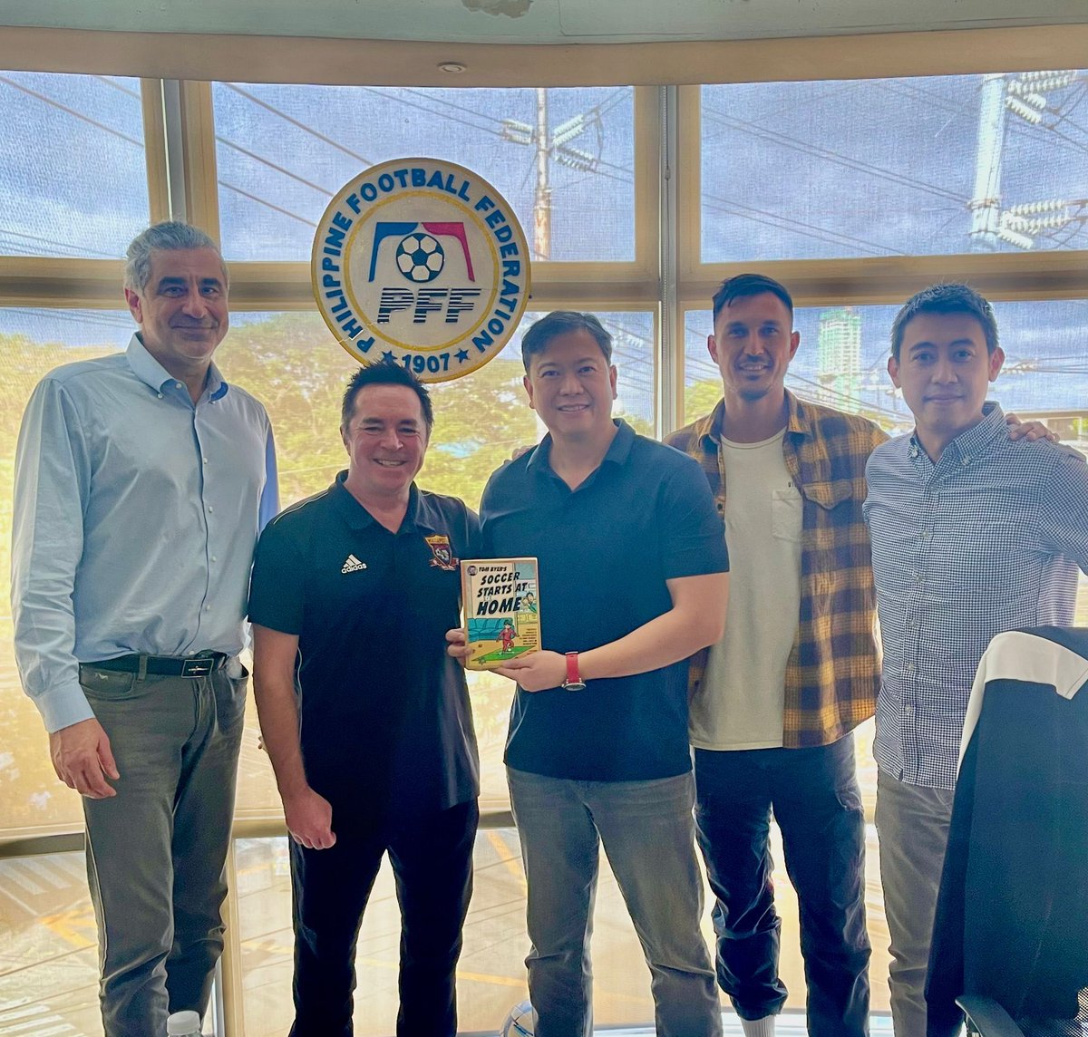 Really enjoyed my first ever visit to the Philippines. Spent 3 days with the new President of the Football Federation, John Gutierrez. The President is laser focused on investing into Youth Development understanding its a marathon not a sprint. His vision and commitment is