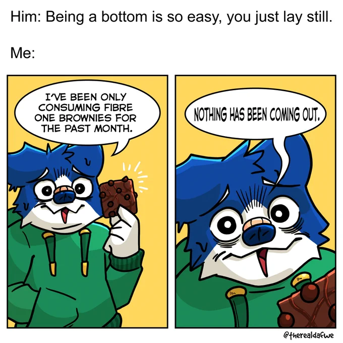 I guess you could say that I… hit rock bottom 😏 