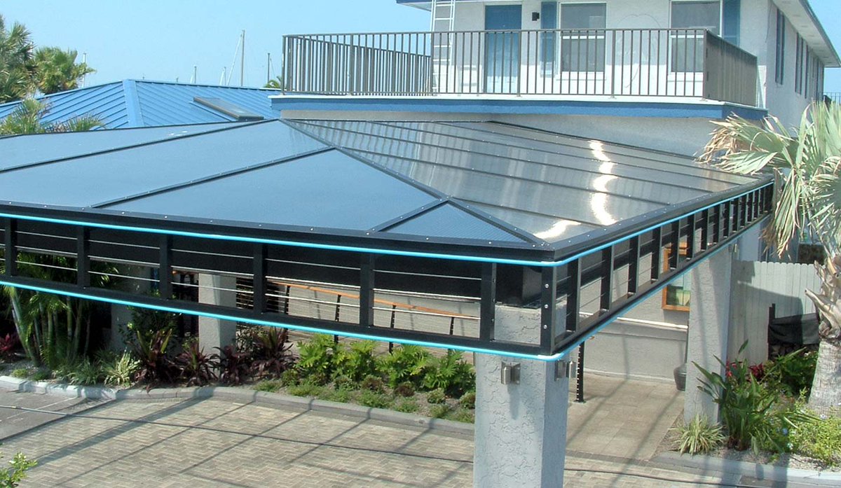 Solid Polycarbonate sheets are extensively employed in construction for their exceptional strength, thermal insulation properties, and versatility, making them ideal for applications in wall panels, canopies, and skylight structures.

#architecturaldesign #buildingmaterials