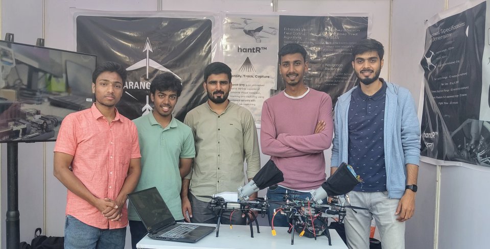 Sharang Shakti Unveils hantR: Advanced UAV for Short-Range Threat Detection and Neutralization