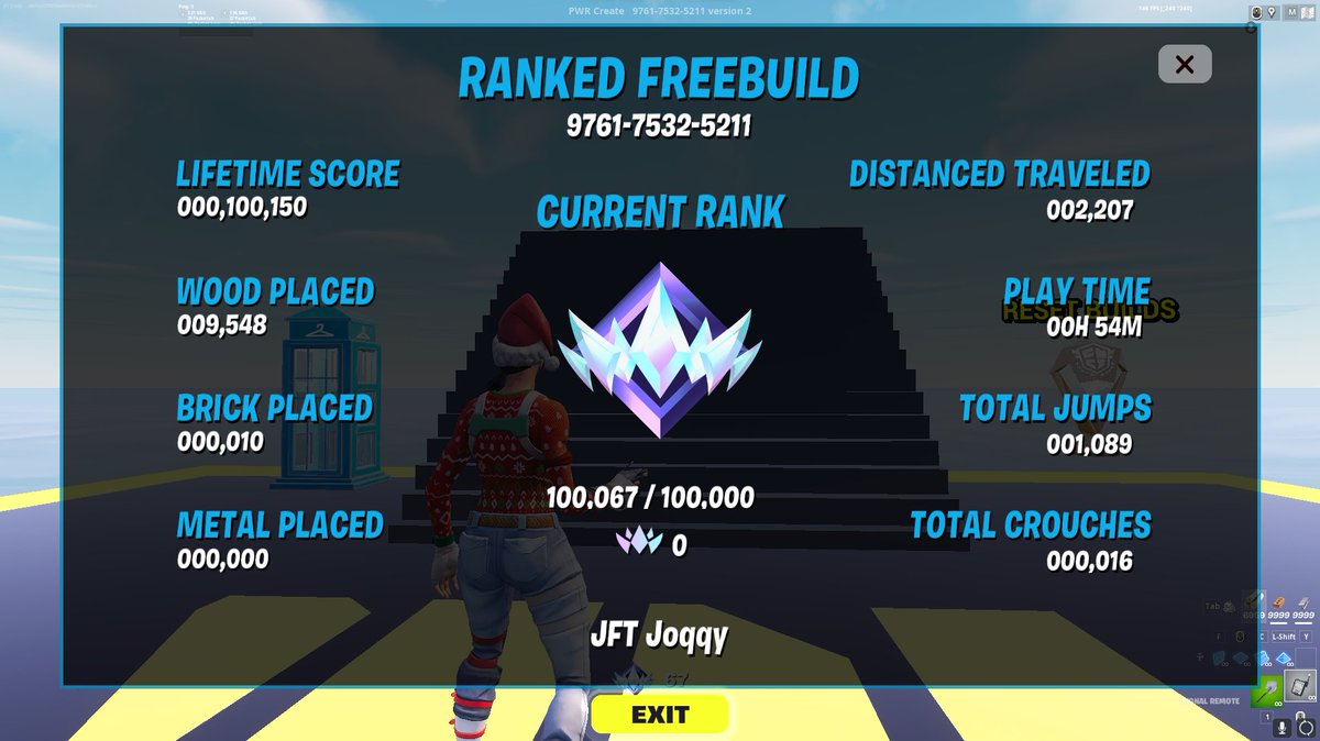 Hit UNREAL in just 54 mins of straight free building in PWR's new map right before fncs! FEELING VERY WARMED UP!

<a href="/TeamPWR/">PWR</a> <a href="/PWRCreate/">PWR Create</a>