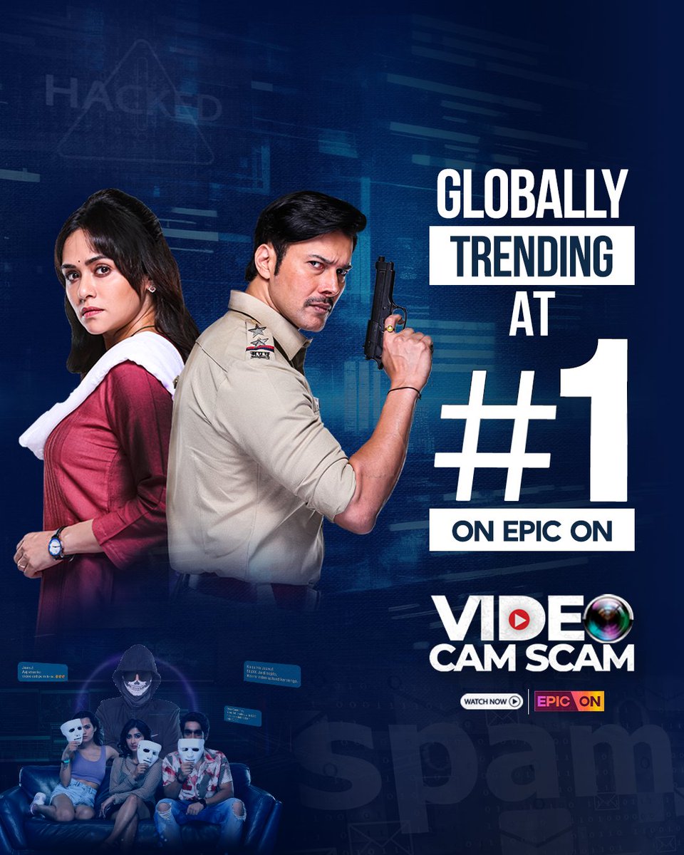 Epic twists, gripping turns, and a scam that's taking over the globe! 
Video Cam Scam is trending #1 on EPIC ON. 
Haven't watched it yet? What are you waiting for!

#epicon #videocamscam #vcs #amrutakhanvilkar #rajnieshduggall #farnazshetty #kunjanand #aradhanasharma #trending