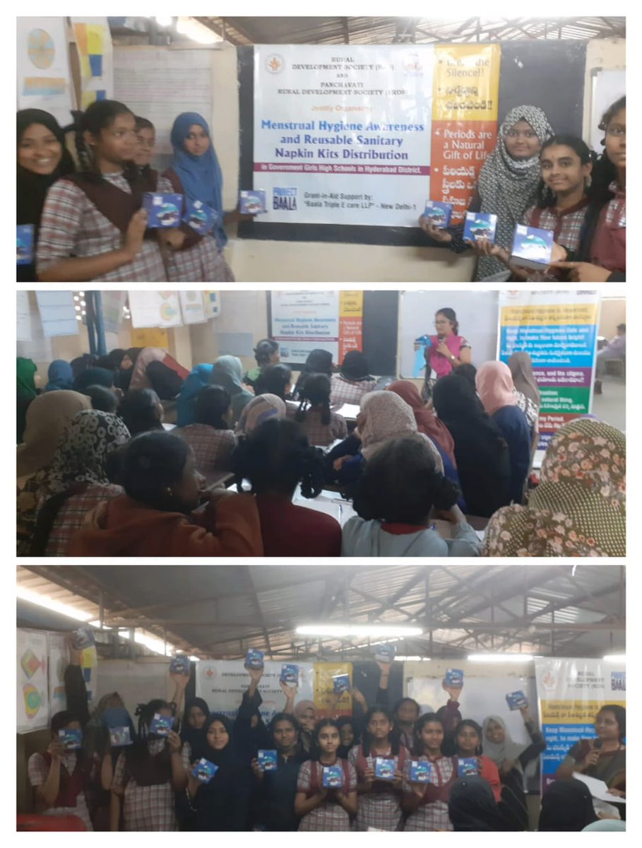 Menstrual Hygiene awareness program and Baala Pad distribution conducted in Government Girls High School in Amberpet, Hyderabad in collaboration with Project Baala on 25 January 2024.
#menstrualhygieneawareness #projectbaala #governmentschools #breakthestigma