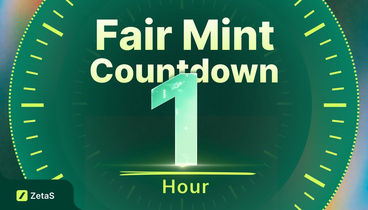 zetascription's tweet photo. ⏳ The clock's ticking loudly! Only 1 Hour left until the #zetas inscription mint event takes the stage! 🚀Don't miss out – this is your moment to shine! ⏰💫
#ZetaChain #BTC #brc20 #zrc20 https://t.co/dg4PB1zwHe
