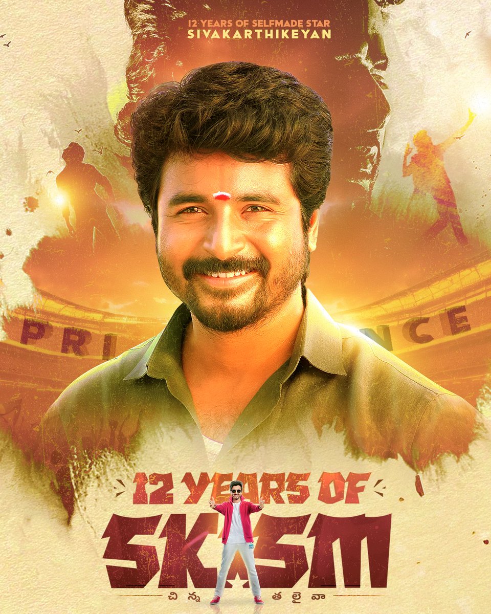 igtelugu's tweet photo. Hearty Congratulations to the Prince of Kollywood, @Siva_Kartikeyan on a remarkable 12 years in the industry! 🙌✨

Wishing you continued success and many more blockbuster years ahead. Your journey is an inspiration. ❤️
#12YearsofSelfMadeStarSK
#12YearsOfSKism
#12yearsofPrinceSk
#SivaKartikeyan