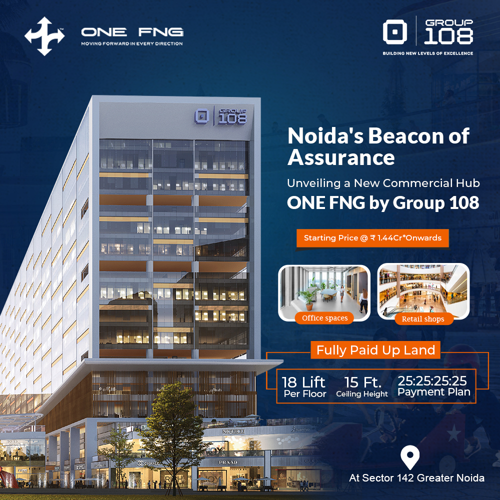 advise_invest's tweet photo. One #FNG is an #IT/ #ITES #Project in #Sector142Noida
offer #OfficeSpaces #admeasuring between #approx. #1000 to approx. #1500 #square #feet.
#Starting at ₹ 1Cr* #Onwards. 
Visit: https://t.co/Jhb2RrL11u
#CallUs: 9899022536
#12YearsofSelfMadeStarSK #BharatRatna https://t.co/xHqEEUdGua