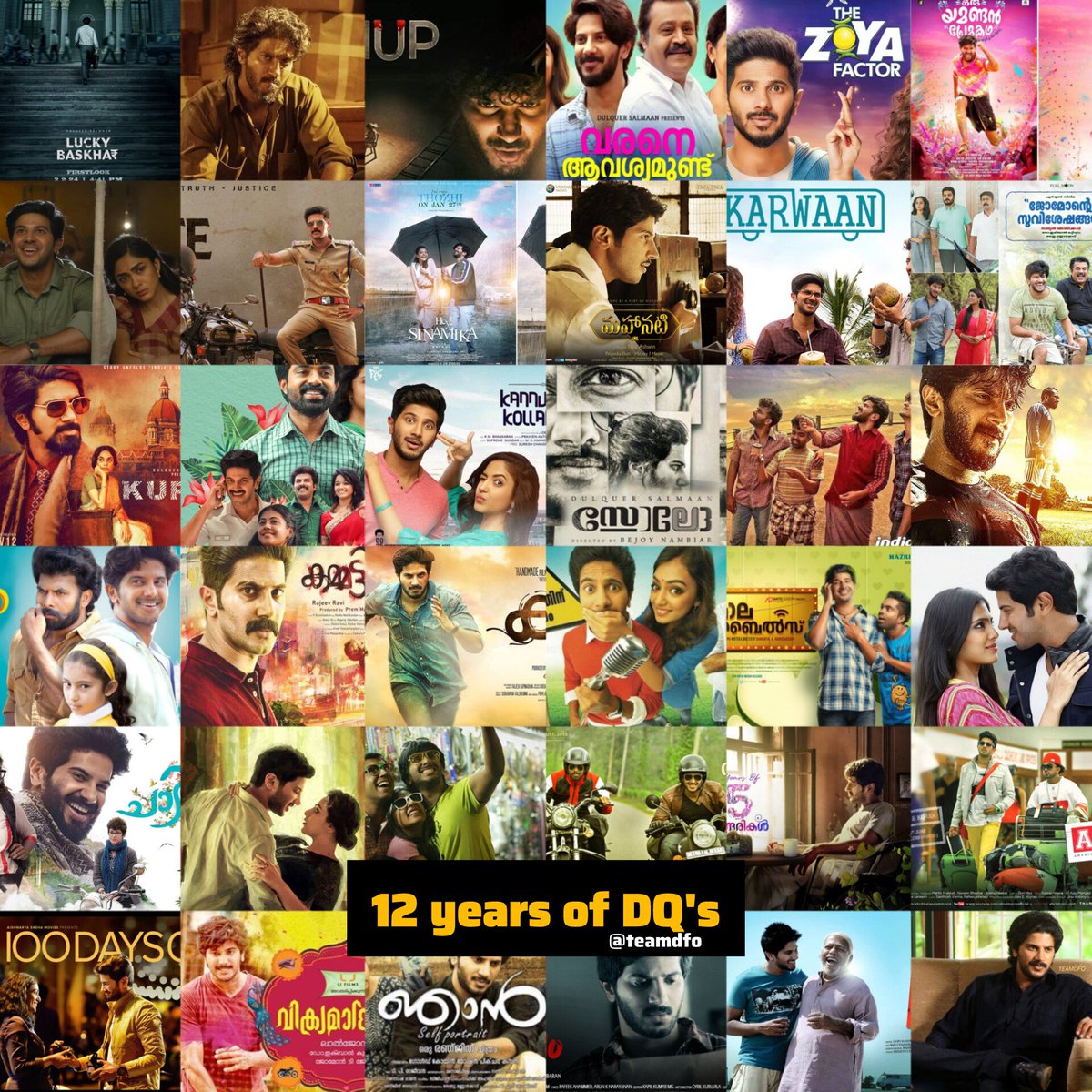 Arjunajuc's tweet photo. 12 Memorable Years Of #DulquerSalmaan 🌟 in Film Industry !❤️
Wishing you a blockbuster year ahead !🙏🏻
Fan boy forever @dulQuer 🥰❤️
#12YearsOfDulQuerism | @dulQuer #DulquerSalmaan #teamdfo https://t.co/tUD6nYdTZ8