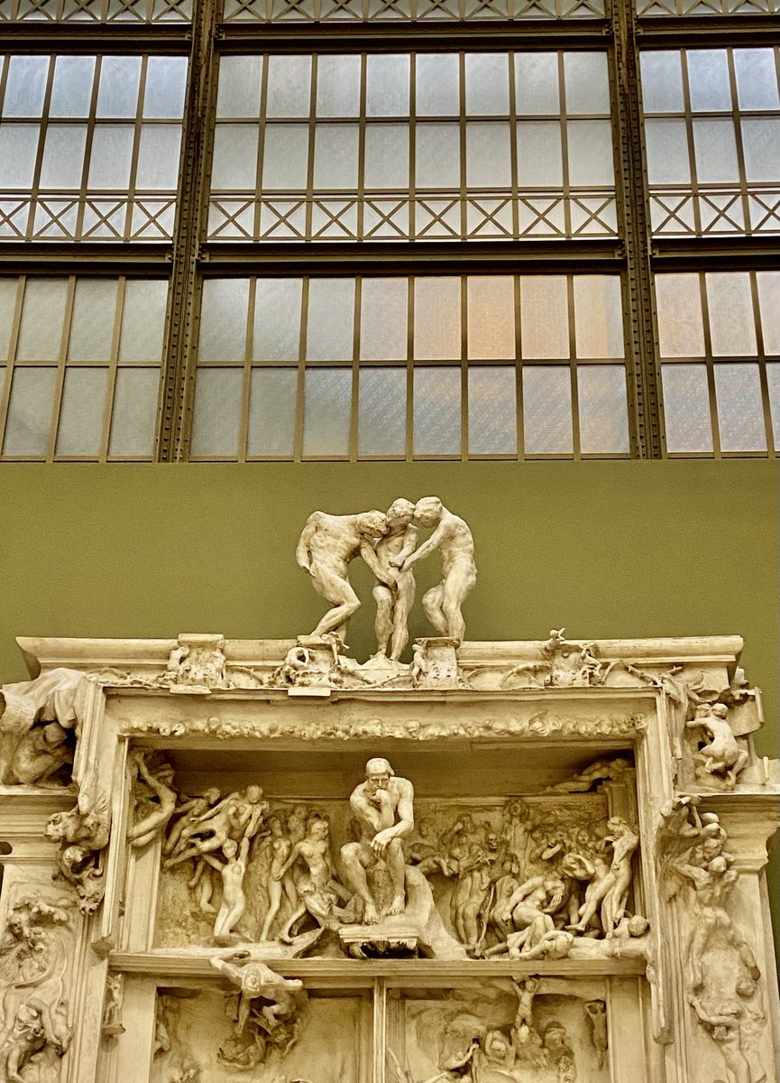 La Porte de l’Enfer en plâtre de Auguste Rodin : Musée d’Orsay 📸B.Fleurot 😍