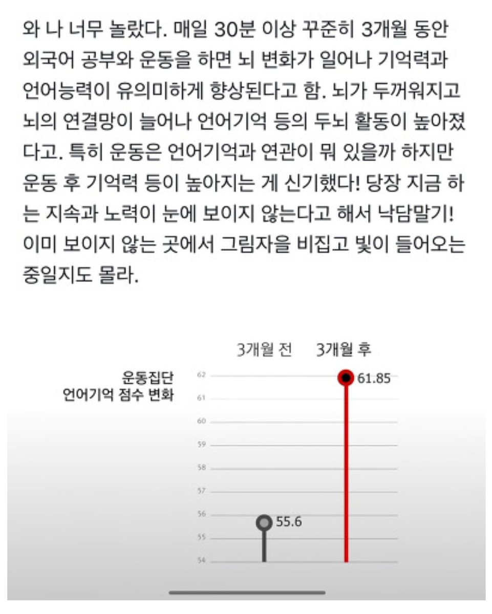 HenryKim957167's tweet photo. 매일 30분 이상 운동과 공부를 한 결과 https://t.co/3E0tnRLzgT