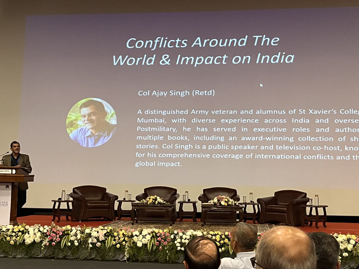 Unveiling of yet another remarkable book, Conflict Around the World &amp; Impact on India 🇮🇳 by <a href="/ajaysingh2060/">Ajay Singh</a> 
at #KalamAndKavach

<a href="/IaSouthern/">Southern Command INDIAN ARMY</a>