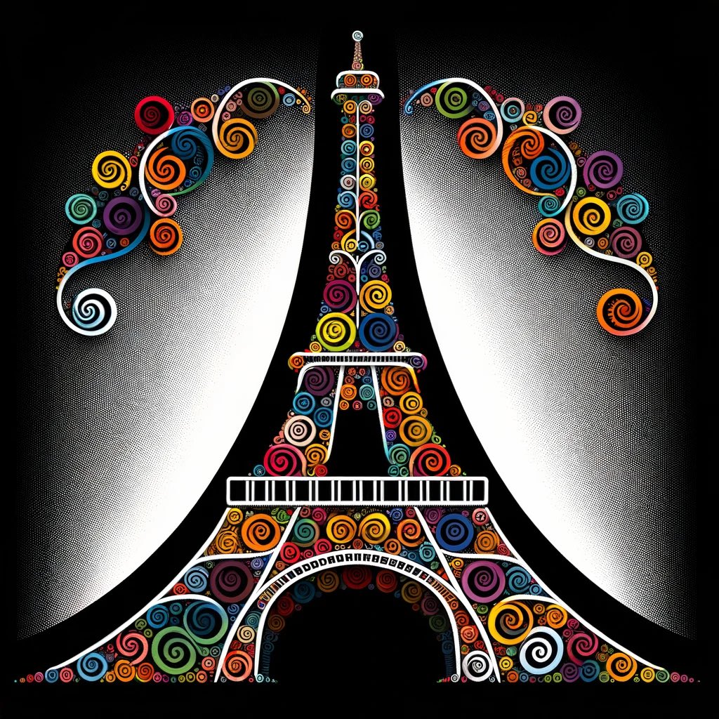 devosmos's tweet photo. Daily DALL.E 3 Art - Day 49

“Spiral Tower: A Whirl of Elegance”

Prompt: “Image of Eiffel tower reimagined with colorful spirals against a black background, capturing their architectural essence in a vibrant, abstract form.”

#AIArt #AIArtwork #dalle3art https://t.co/aiUHmkYm9X