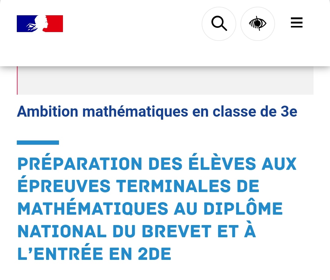 VPantaloni's tweet photo. 🚨BO 2 février 2024 #DNB
Ambition mathématique en classe de 3e. 
▶️De nombreuses mesures à appliquer dès maintenant (février 2024).
https://t.co/JEIYf41YM3 https://t.co/isjEQjgUcv