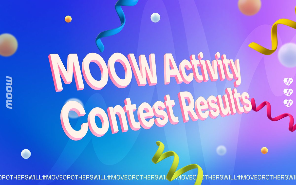 moow2earn's tweet photo. 🔥 MOOW Activity Contest Results

🎁 Winners were chosen randomly based on the number of tickets accumulated during the Contest period

👇You can find the lucky winners in this table:
https://t.co/mmQuRbmI47

🎫 Thank you to all the participants who completed tasks and earned tickets!

🙌  Stay tuned for more exciting events and opportunities to win prizes in the future!