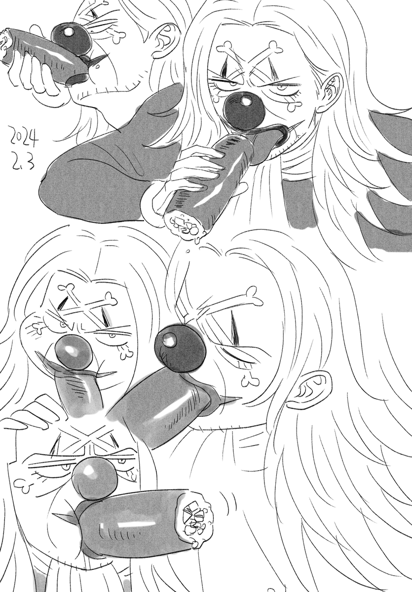 恵方巻き食べる🤡座長 