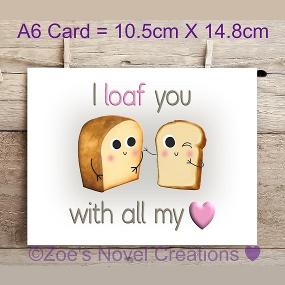 This 'I Loaf You' card by Zoe's Novel Creations is perfect to make your loved one smile on Valentine's day and has been left blank inside so you can add your own sentiment ❤️

Find this in their #ConsciousCrafties shop here consciouscrafties.com/handmade-gifts…

#SBS #SBSWinners #HandmadeCards