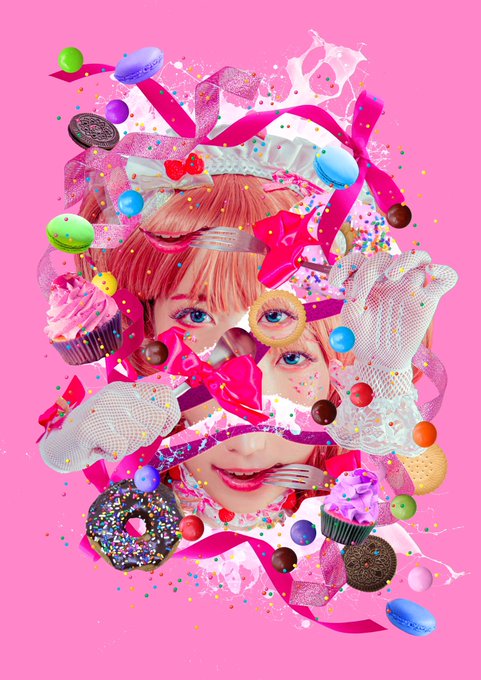 「ドーナツ ピンク髪」のTwitter画像/イラスト(新着)