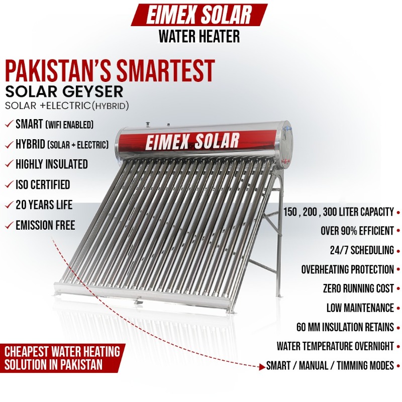 Eimexsolar's tweet photo. Are you worried about heating water this winter? ❄️ With gas and electricity costs soaring, solar geysers offer the best value for money, with proven lowest monthly operating and lifecycle costs.
Inquire Today!
📞 0304-111-0481
💬 03456667110 https://t.co/BykrLHwFIW