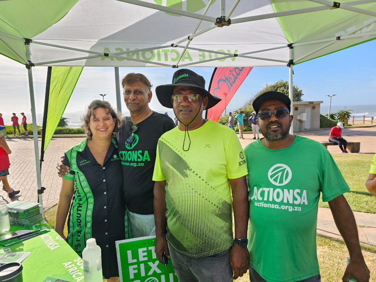 Zwakelem's tweet photo. We are painting KwaZulu-Natal Green as @Action4SA .
Let's go and register to vote 🗳 ActionSA https://t.co/7yLu6KJwFt