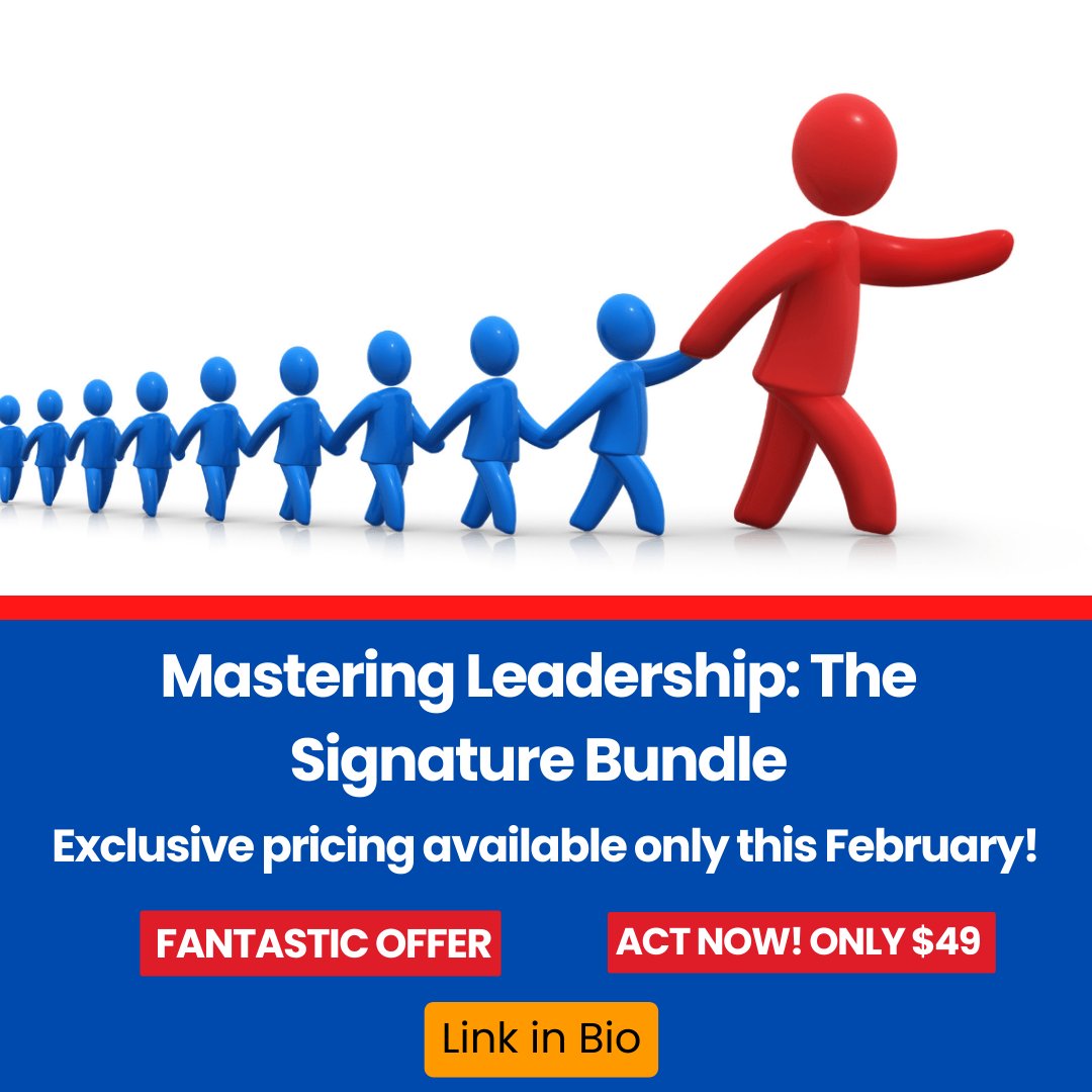eimattersmag's tweet image. Unlock your leadership potential with 'Mastering Leadership: The Signature Bundle' 🚀 
. 
.
.
CLICK THE LINK IN BIO 🔗 Exclusive pricing is available only this February!
.
.
#leadershipdevelopment #skillbuilding #bundlecourse #leadershipmatters #professionaldevelopment #eimatters