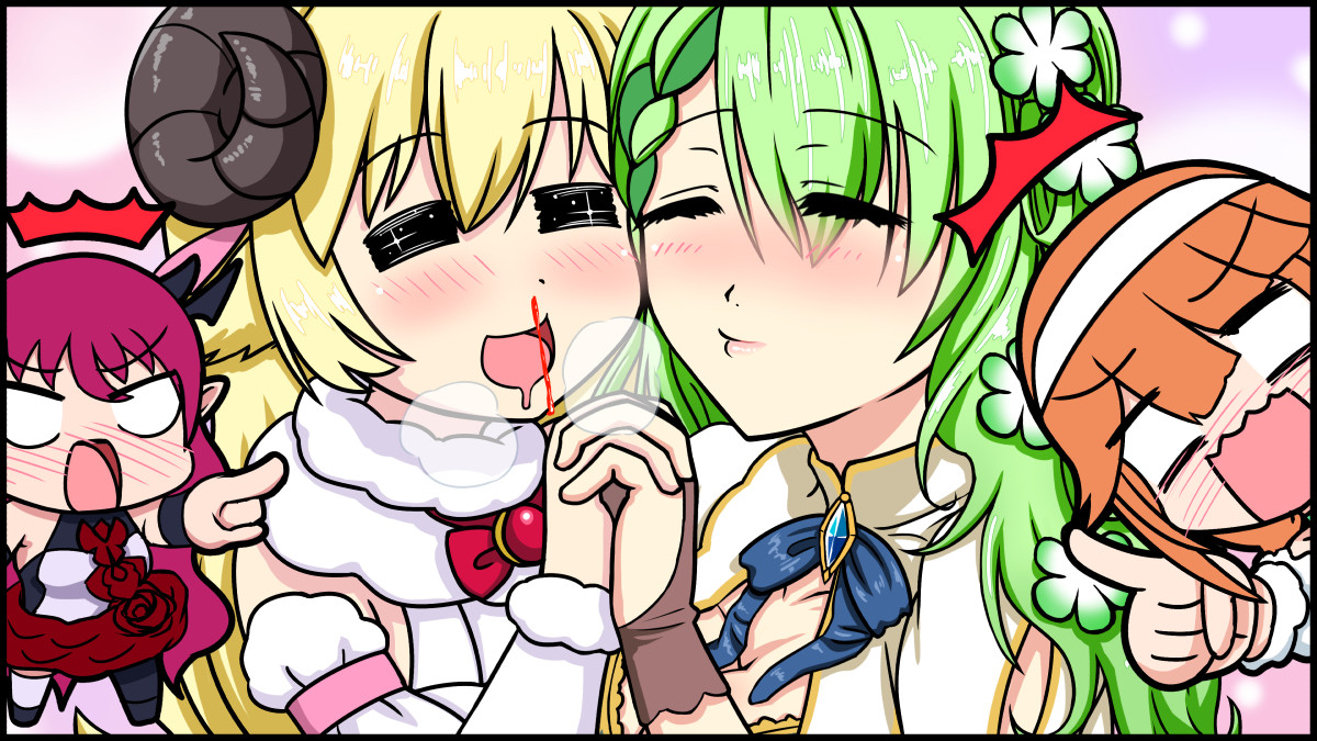 airaku_create's tweet photo. ■ホロライブの「切り抜き漫画」を投稿しています。

【Youtube チャンネル】
https://t.co/r2ZD6XodYP

内容によって絵柄を変えて描いたりするので、
動画によって印象が変わったりします。

#ホロライブ #hololibe #ホロライブ切り抜き https://t.co/UDbLb1VzkP