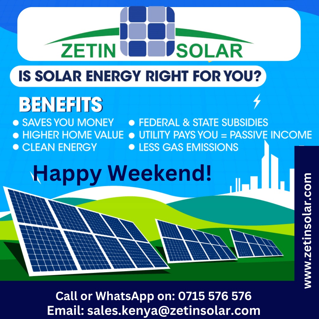 The time to step into renewable energy is now!
#wishingyouahappyweeked
#choosesolar
#choosecleanenergy
#SaveYourMoney
#withus
#zetinsolar