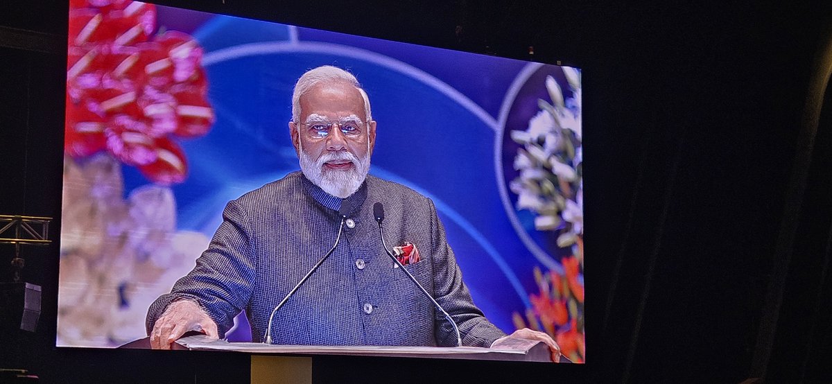 Copper_India's tweet photo. @copper_india had the privilege of participating in the inaugural Bharat Mobility Expo, &amp; were honoured to attend the Prime Minister's address.Our dedicated team represented  #copperindustry, advocating copper's role as #criticalmineral at the forefront of #cleanenergysolution https://t.co/dKjsitsxWb