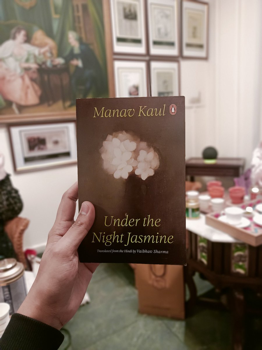 My debut translation 'Under the Night Jasmine' is available for pre-order & will be out on 29th Feb. Here are some pictures from the day I first saw a copy. commissioned @mathur_vaishali Edited @yash_daiv Cover @__eitheror Pub @PenguinIndia Agent @kan_writersside link in bio