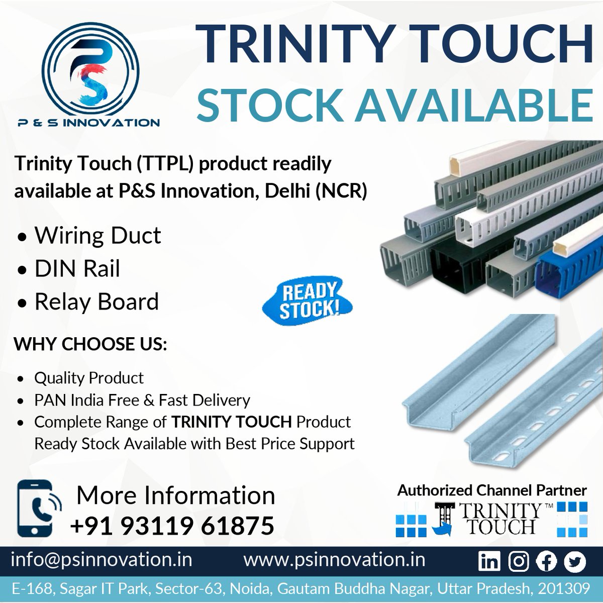 Wiring ducts are rigid trays typically used as raceways for cables and wires within electrical enclosures. 

For More Information WhatsApp us on
wa.me/919821440617

#industrialautomation #trinitytouch  #industrailautomationindustry #wiringduct #duct #pvcducts #narrowduct