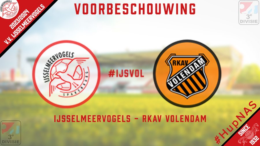 VVIJV's tweet photo. VOORBESCHOUWING ⚽ |  IJsselmeervogels wacht vanmiddag interessante ontmoeting tegen RKAV Volendam

https://t.co/Zp5QHzRy3Z 

#IJSVOL https://t.co/hzz52o7TXZ