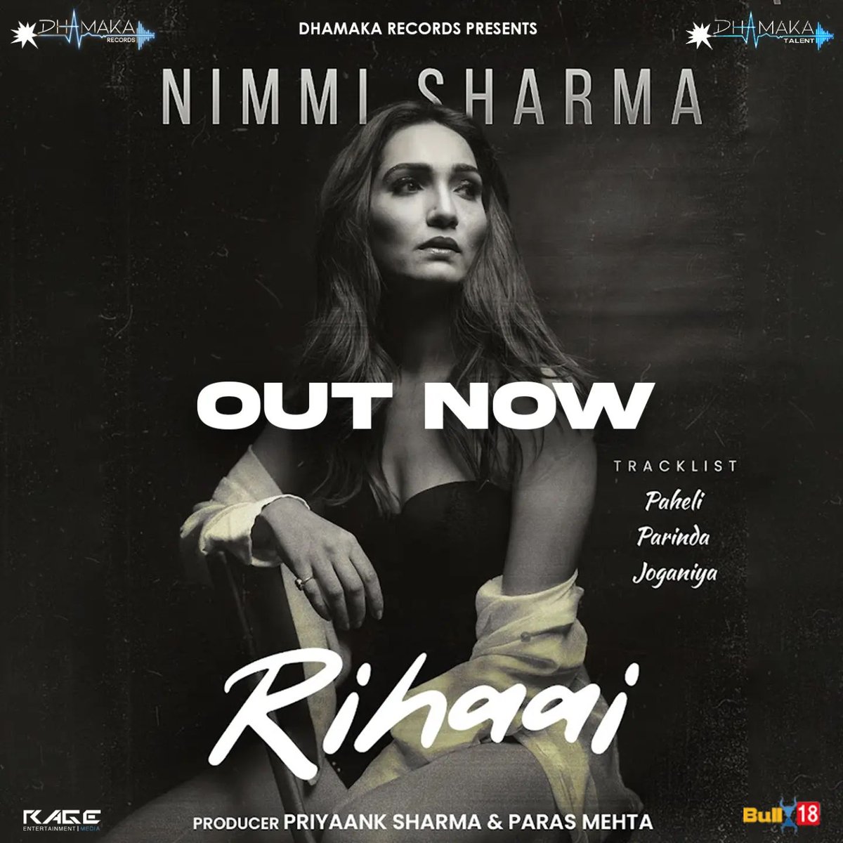 The wait is over! 'Rihaai' is now available on all major platforms.
Tune in on Spotify, Apple Music, and more. Let the music play and enjoy the freedom of sound!

Presented by @dhamakarecords
produced by @priyaankksharma @parasmehtaofficial . Let the music speak!

#RihaaiOutNow