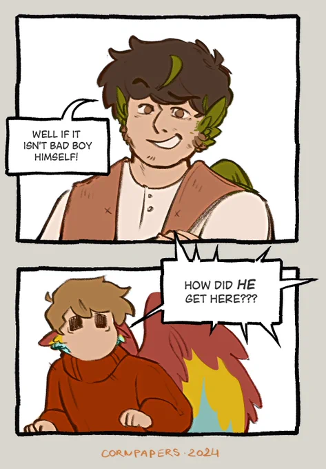 i cant wait for their interactions on hermitcraft #grianfanart #smallishbeansfanart 