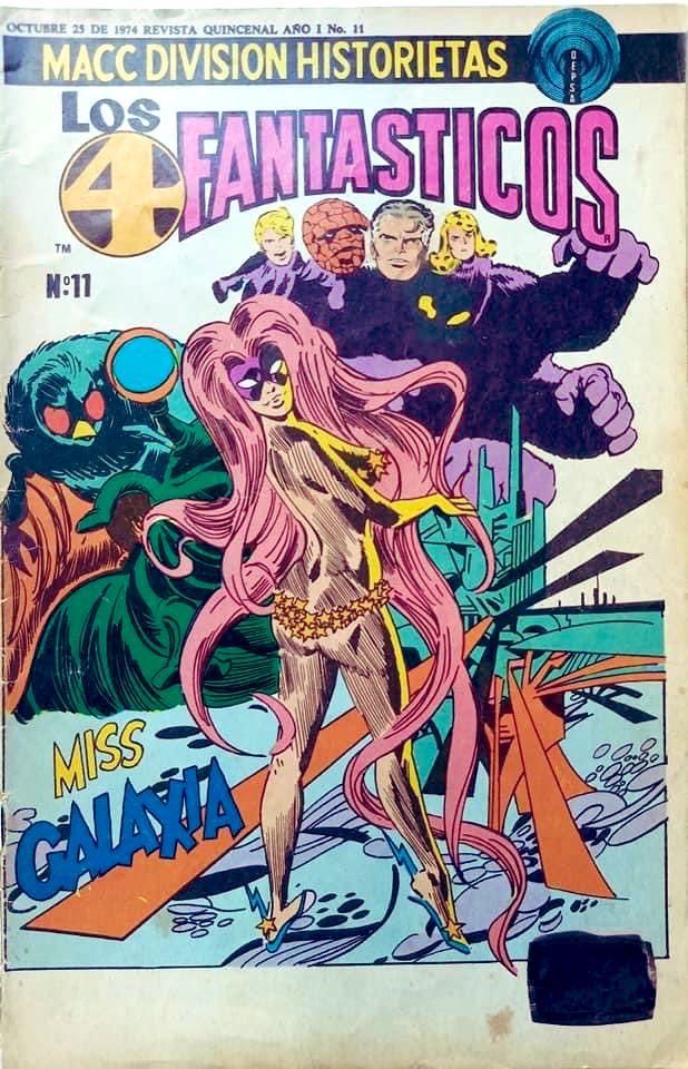 DiabloComics22's tweet photo. This is truly a forgotten, masterpiece by the famous José Luis Durán it’s Los Cuatro Fantásticos no. 11 #loscuatroFantásticos #joseluisduran #Maccdivisionhistorietas #ForeignComics #InternationalComics #MexicanComic https://t.co/h7hgsydXBJ