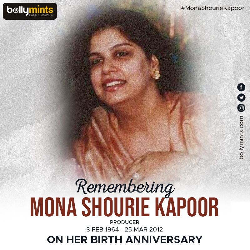 Remembering Producer #MonaShourie Ji On Her #BirthAnniversary !
#MonaShourieKapoor #BoneyKapoor #AnshulaKapoor #ArjunKapoor