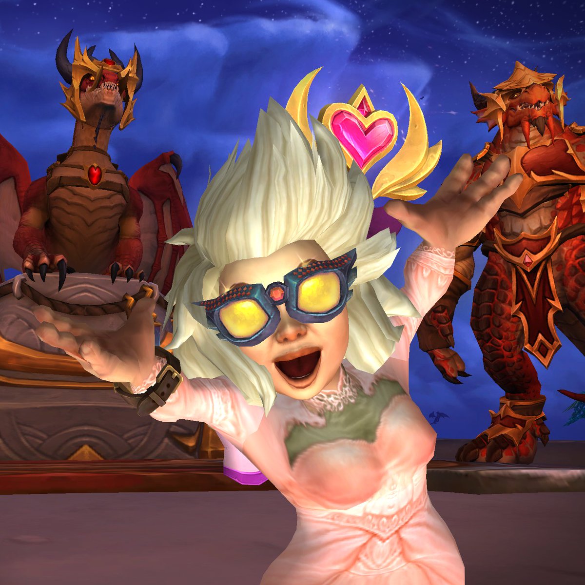 MsMiggi's tweet photo. Just arrived in Valdrakken for a night on the town, and I must say – I look FABULOUS! https://t.co/GbThSqbavb