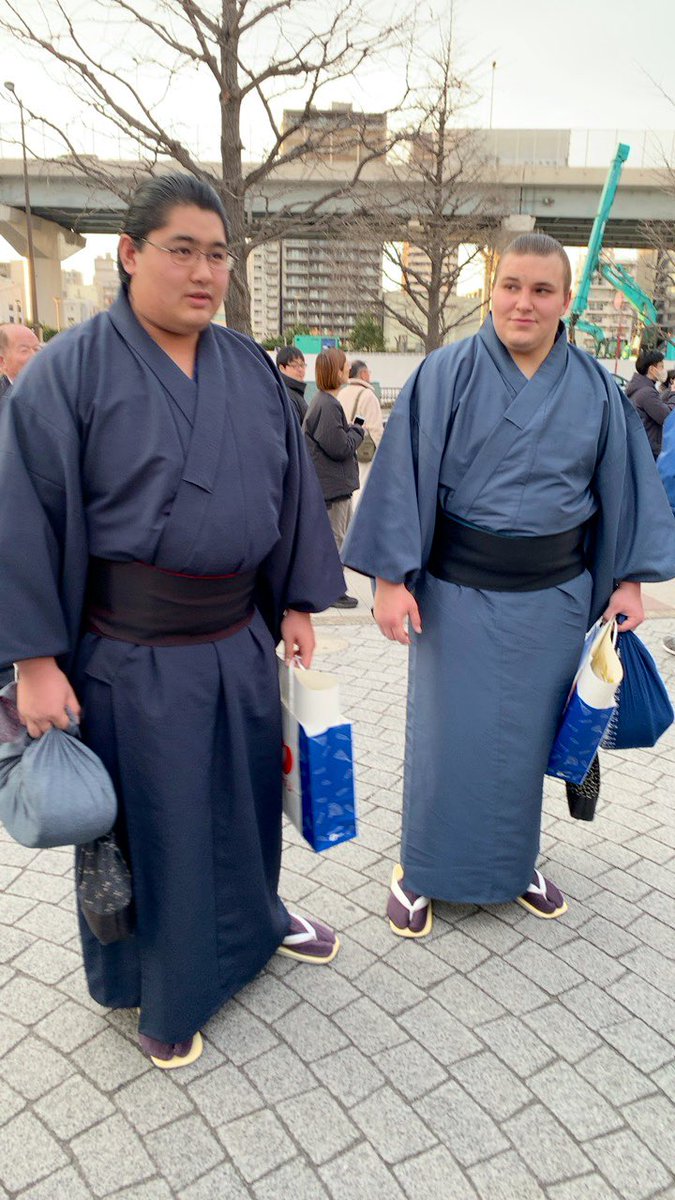 MyJetSetLife1's tweet photo. 〈初場所 千秋楽）
序ノ口優勝🏆の安響さん、序二段優勝🏆の安治川部屋の安青錦さん、おめでとう！．．．と、今さら初場所シリーズ
#sumo #相撲 #安治川部屋 #安青錦 #安響 https://t.co/6ZoeEu1mXI