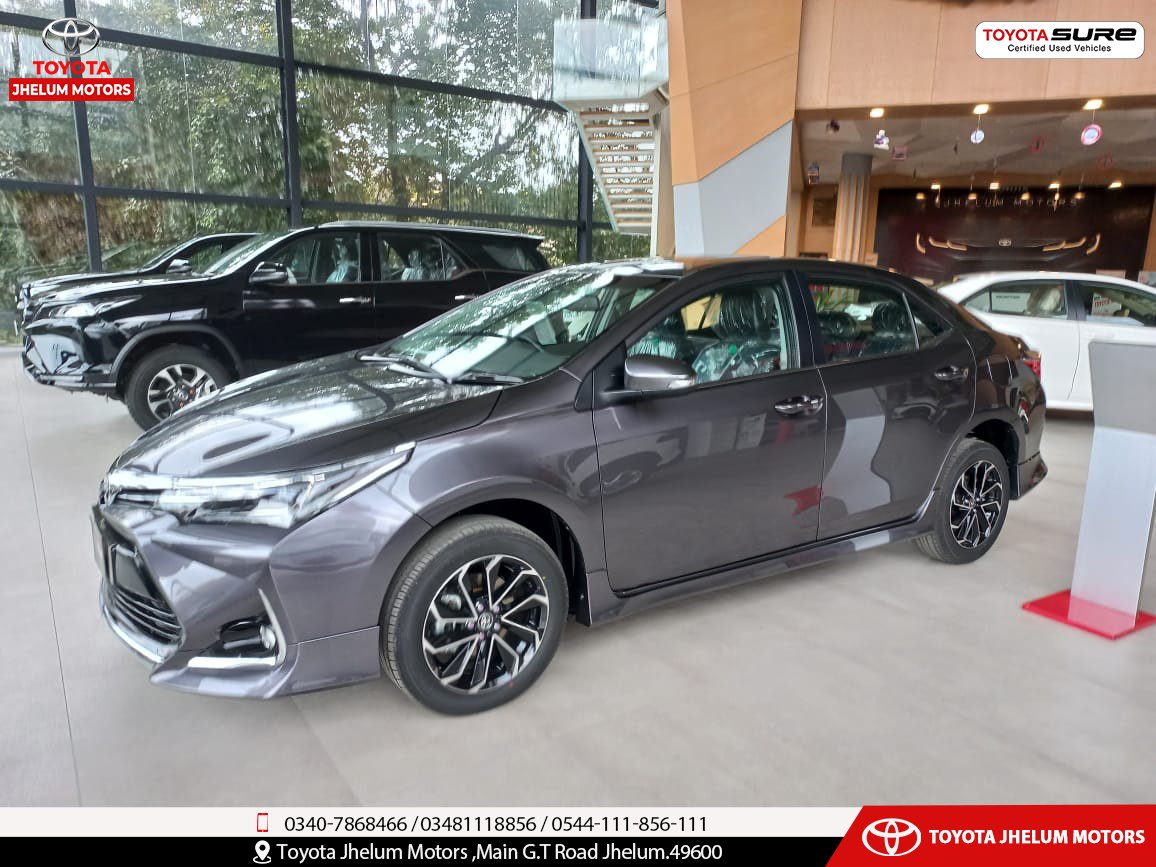 ToyotaJhelum's tweet photo. Toyota Corolla Altis 1.8 Grande CVTi (Black) for Sale
Model: 2024
Islamabad Registered
Mileage: 0 meter
☎For More Details Call Now: 0340-7868466
📍𝗟𝗼𝗰𝗮𝘁𝗶𝗼𝗻
Toyota Jhelum Motors Main GT Road
#toyotajhelummotorsoffical #Tsure #certifiedusedcars #ToyotaJhelumMotors https://t.co/1rKcvGccOt