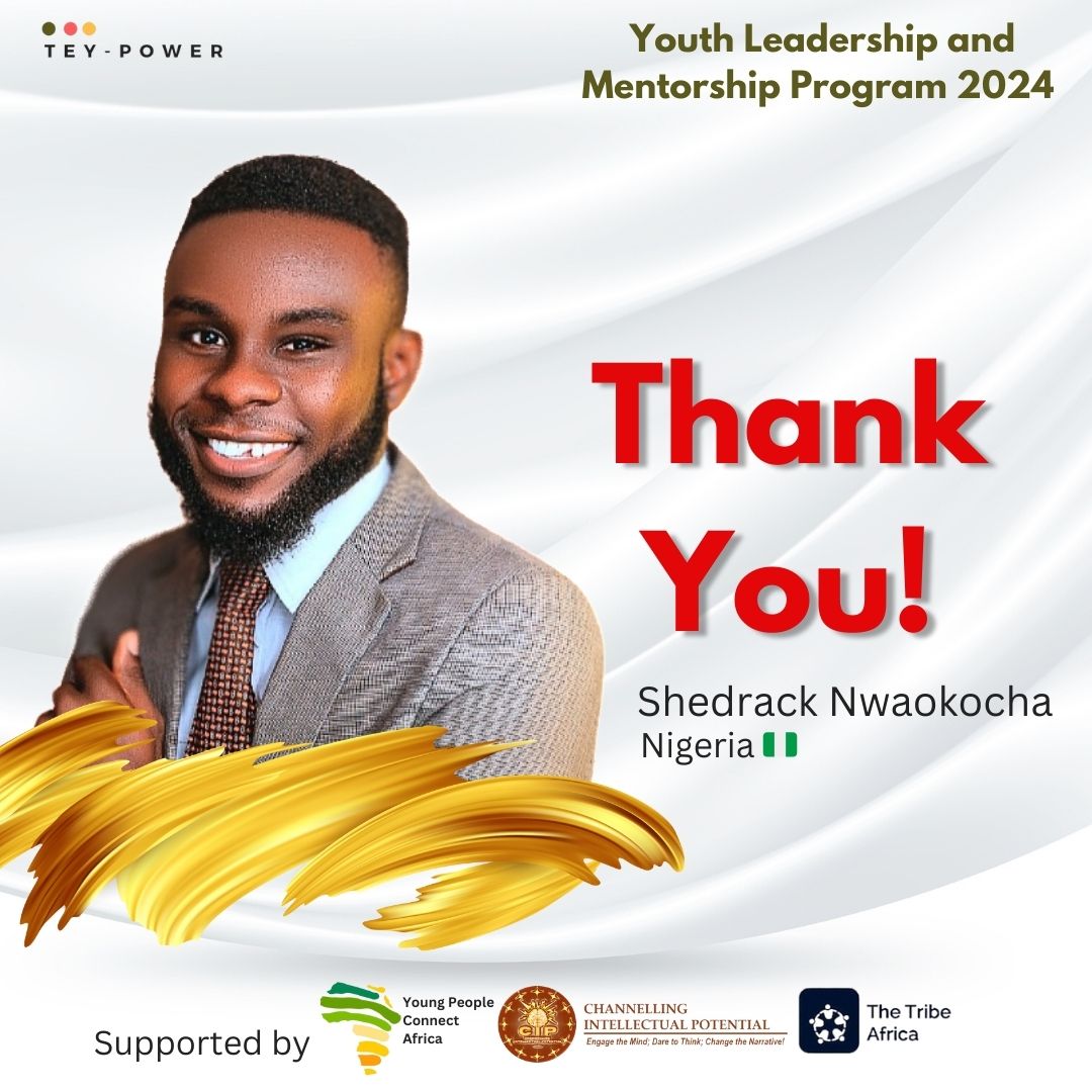 tey_power's tweet photo. A sincere appreciation to @Shedracknwaoko!  Your impact during the Youth Leadership and Mentorship Program is immeasurable, and we eagerly anticipate the continued brilliance you bring to our collective growth. Thank you for being guiding lights on our path to excellence! https://t.co/etFhcAEW1G
