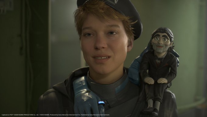 HIDEO_KOJIMA_EN's tweet photo. I have been friends with director Fatih Akin since he came to Japan for "In the Fade" (introduced thru Norman's wife, Diane Kruger) promotion and we had an interview for Japanese media outlet (2018). At that time he told me he would love to become one of the characters in the game so I came up with a character for Fatih, a "living doll" to share the journey with Sam. His character is very energetic and funny, and despite his sadness, he supports Sam. I already had a rough draft of the character design and setup before DS1 was released, but after experiencing the pandemic in real life, I decided to discard all the scenarios I had prepared before and rewrote them, but kept the "living doll" as it was. The voice and acting was done by JONATHAN ROUMIE, popular for his work on the TV drama "The Chosen".
