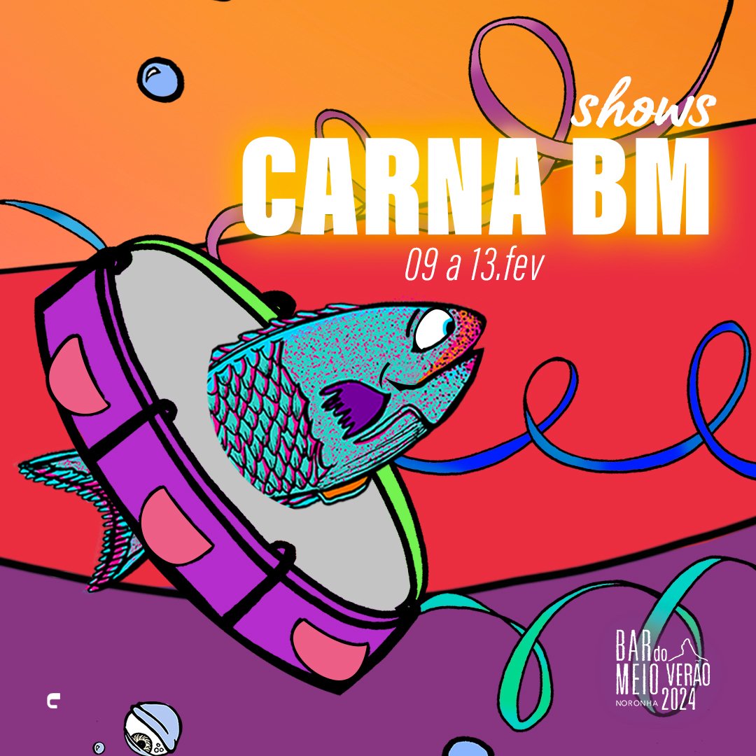 bardomeio_'s tweet photo. CARNA BM
na ilha da magia
programação

venha sambar até o sol se pôr
faça sua reserva
casa sujeita a lotação

BAR DO MEIO NORONHA,
onde o meio é caminho desde 96

81 99700 6528
12h às 21h

#bardomeionoronha #carnavalnailha #fernandodenoronha #carnaval2024 #BM https://t.co/rL2FvKQLYe