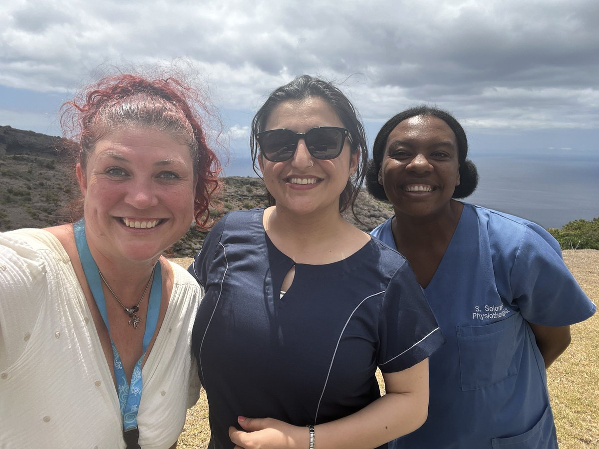 Sharing our experience of running AHP services on a UKOT and talking through ideas for the future of the services. Welcome to Niala, the islands new physiotherapist. Wishing you all the luck at the start of your adventure here on Saint Helena #teamwork #whatdietitiansdo