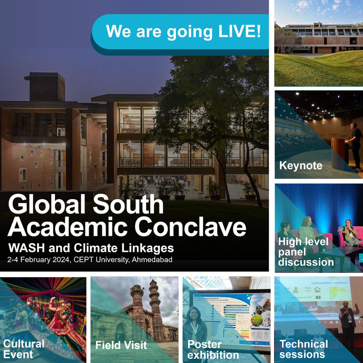 We are live on youtube! Watch here - youtube.com/live/b-7QiGCS0… @fpcept @CeptResearch @CEPTUniversity1 @BMGFIndia @mehta_pani @DineshMehta100 @AasimMansuri @monaiyer2 #GlobalSouthAcademicConclave