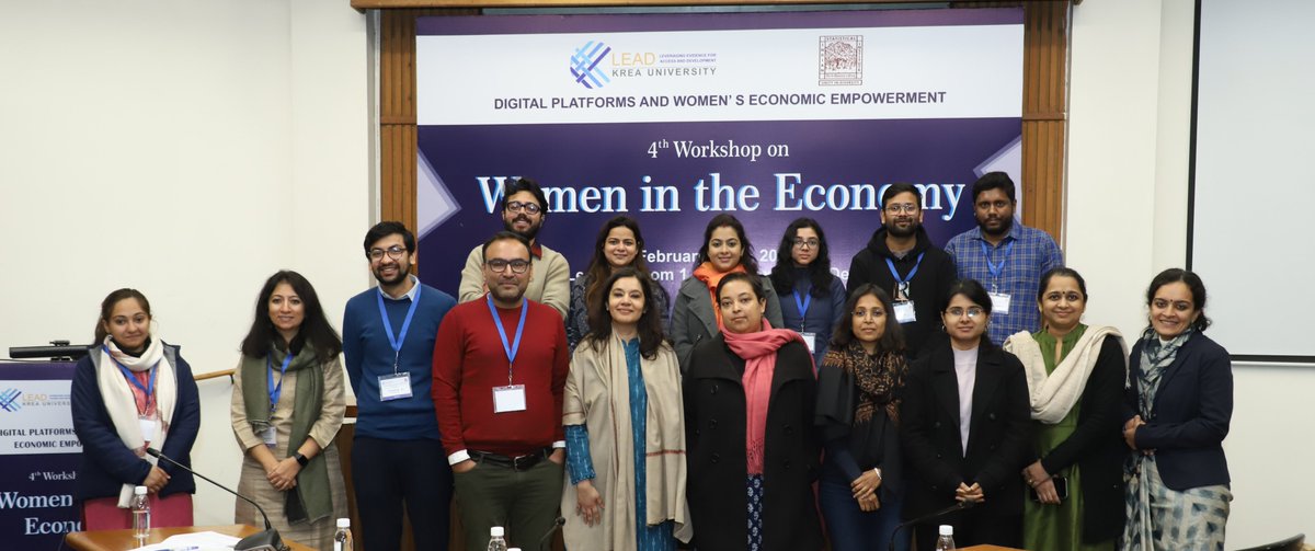 It’s a wrap! We thank our speakers for some marvellous presentations <a href="/4th/">剛</a> Workshop on #WomenintheEconomy 2024 organized under #DPWEE initiative. Kudos to the organizing team for all the efforts put in! Keep an eye on our website for highlights.
🔗 digitalplatformsandwomen.ifmrlead.org