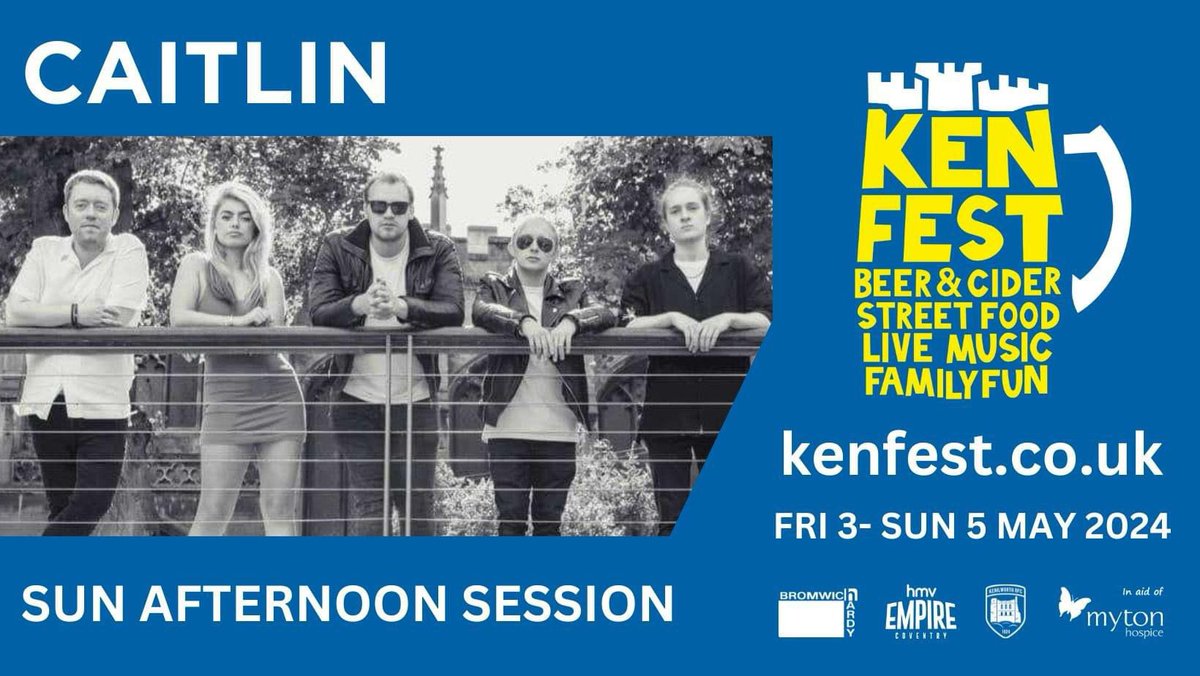 We are delighted to confirm our appearance at KENFEST this year!! A fantastic lineup alongside some of our friends! 🎟️ Tickets available from kenfest.co.uk #coventry #newmusic #supportinglivemusic #livemusic #musiclife #battleofthebands #KenFamily #hmvempirecov