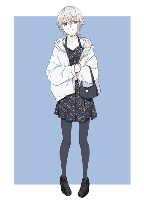 #よそのコ私服部冬服編 
すいませんよそのコじゃないです
うちのコのケーキ屋の娘るい(10)です 