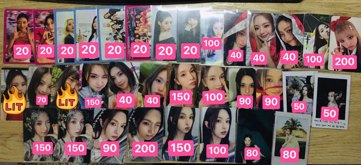 EtteLizz's tweet photo. Wts Lfb
Assorted girlgroup Pc
Nmixx Nj Itzy Ive

-See photo for prices
-PAYO / 3days res. but with nrdp
-PRICES ARE NEGOTIABLE 
-9-10/10condition(can send condi vid)
-gcash Maya
-flash jnt sco
-Mindanao
❌impatient
❌sensitive

shipping fee reference:
Flash sf- 60
Jnt sf- 80-99 https://t.co/Iep3rufIiH
