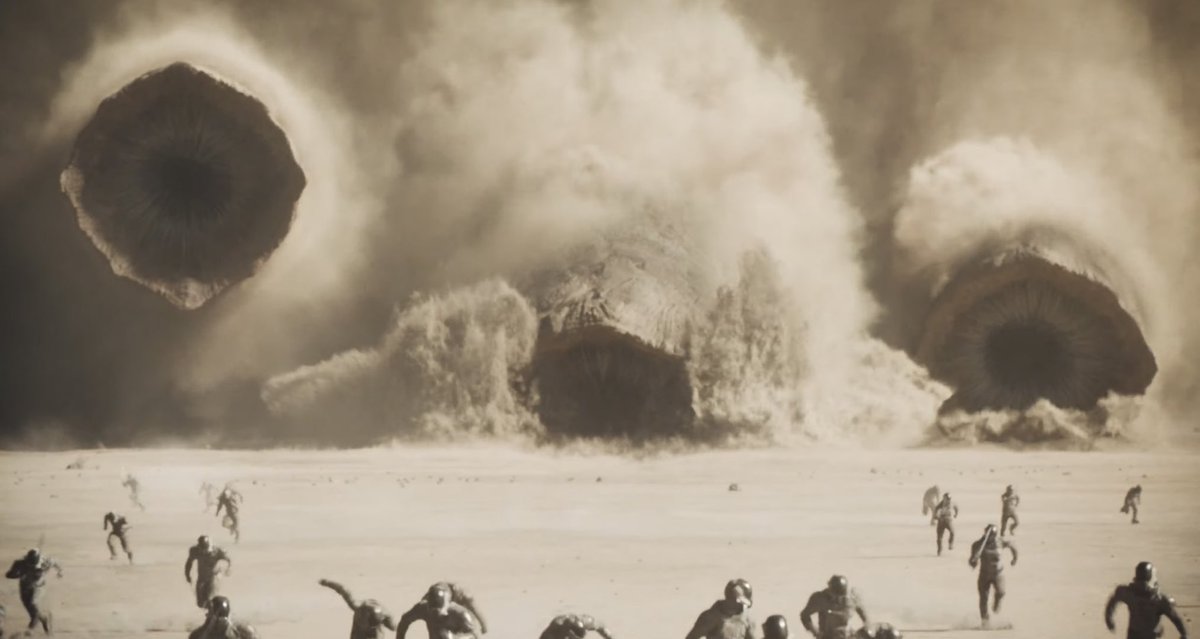 SciFiArchives's tweet image. Early reactions compare ‘DUNE: PART TWO’ to ‘THE DARK KNIGHT’.

Christopher Nolan calls it Villeneuve's ‘EMPIRE STRIKES BACK’.