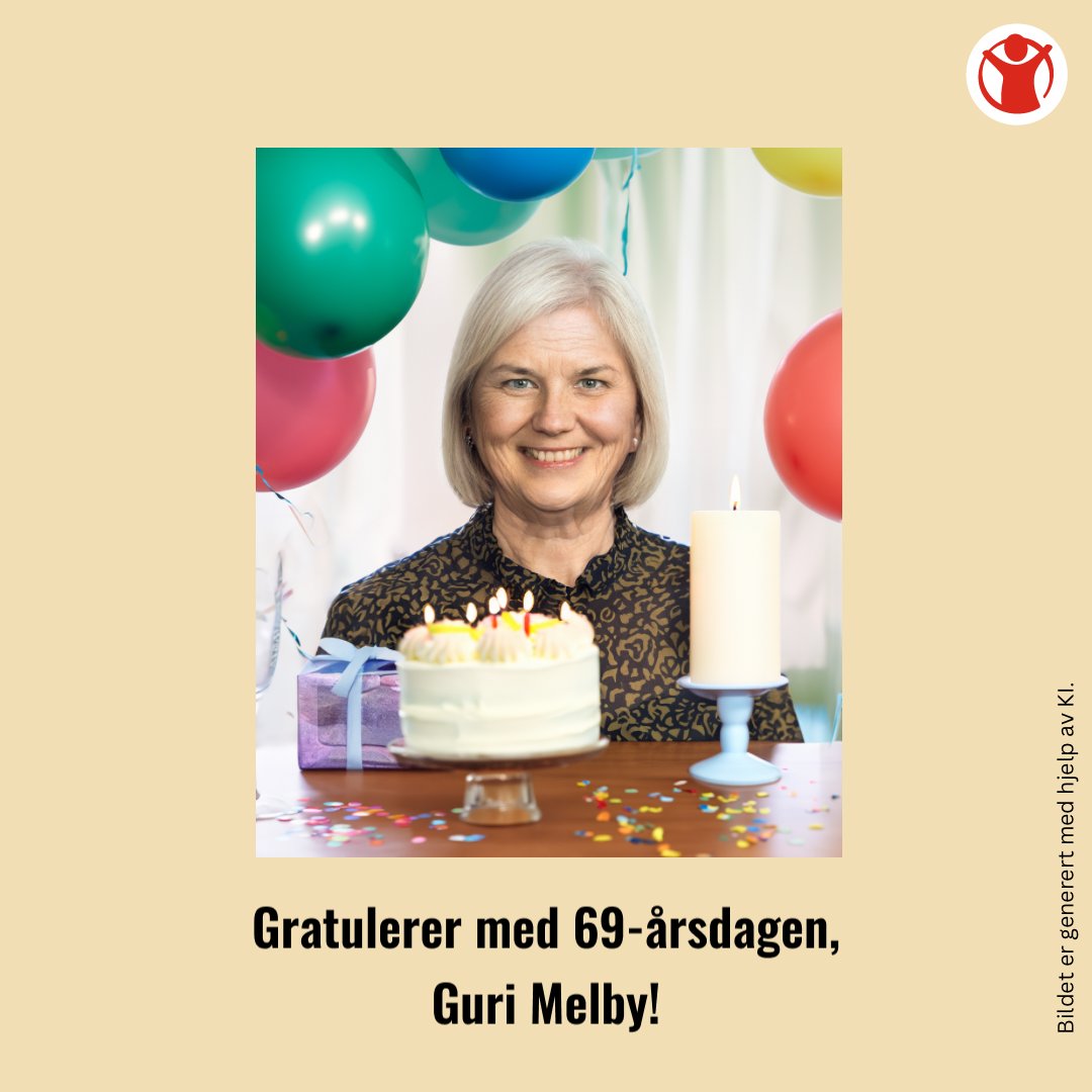 ReddBarna's tweet photo. Gratulerer med dagen @gurimelby – 69 år i dag! Takk for at du bidro til en fredelig og bærekraftig verden nå i året 2050. Dere delte et lite kakestykke av oljefondkaka for å bremse klimaendringene og sørget for mer penger til bistand. Les mer på https://t.co/VTLRFtp5qy https://t.co/y9hc6Cize2