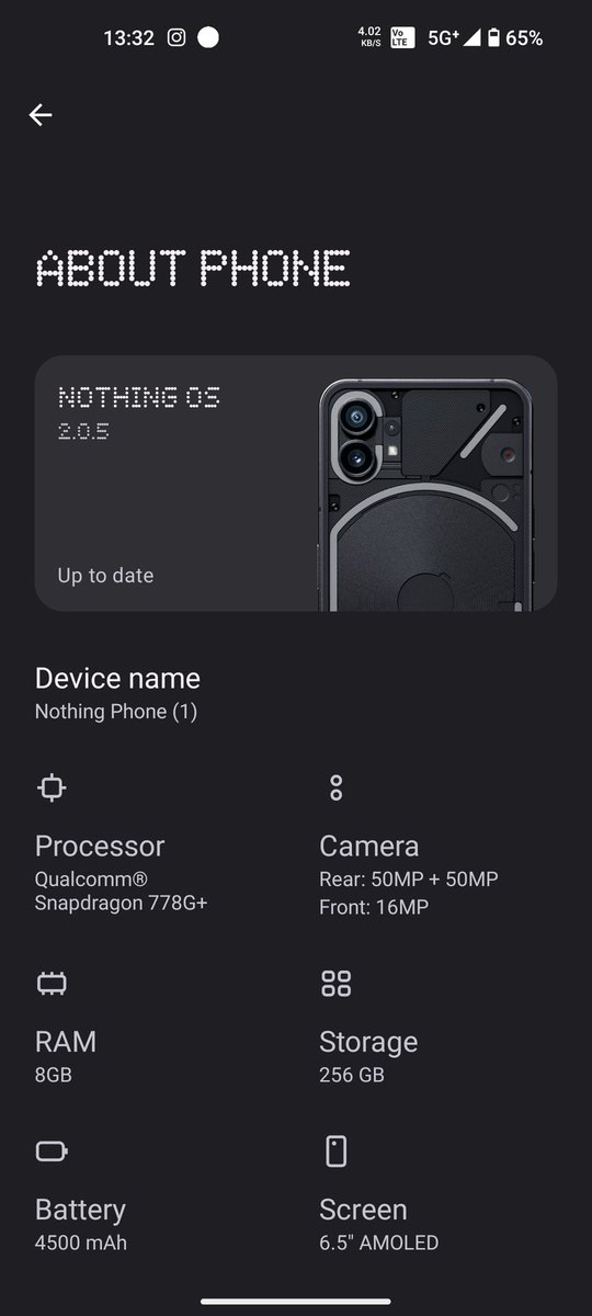 KrishnaNagdev2's tweet photo. @getpeid Till now I didn't get the update when nothing Phone 1 get the update https://t.co/gTjyhGThNF
